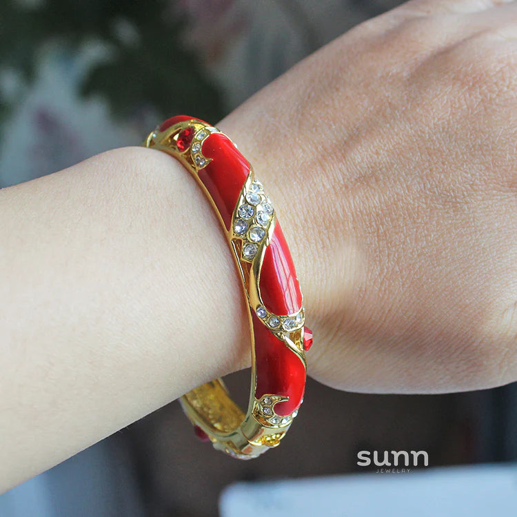 Debbie Palace Enamel Bangle
