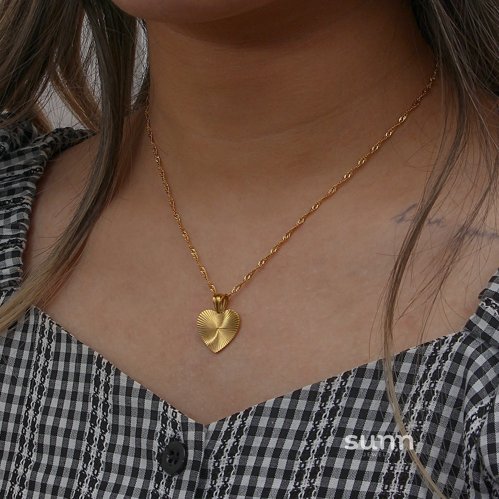 Defne Geometric Pendant Necklace [W81A0V5H]