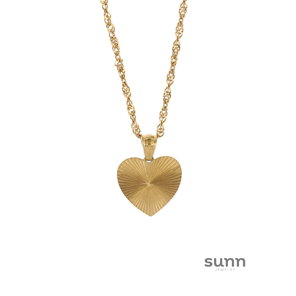 Defne Geometric Pendant Necklace [ICC5S5MU]