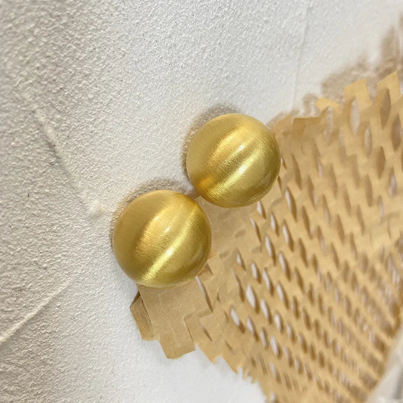 Delaney Matte Sphere Studs