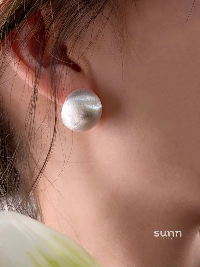 Delaney Matte Sphere Studs