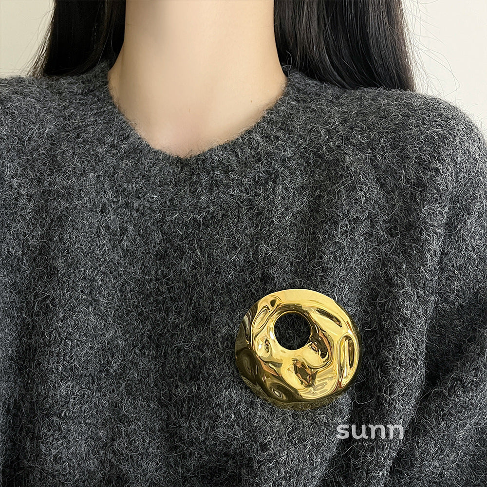 Delaney Wave Brooch [T8MUCNGB]