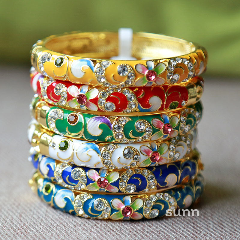 Delany Floral Cuff Bracelet [X4JXDCIS]