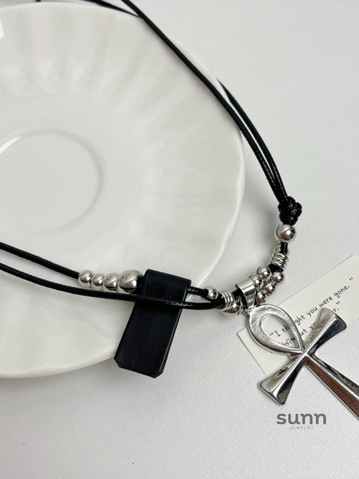 Delany Y2K Cross Necklace