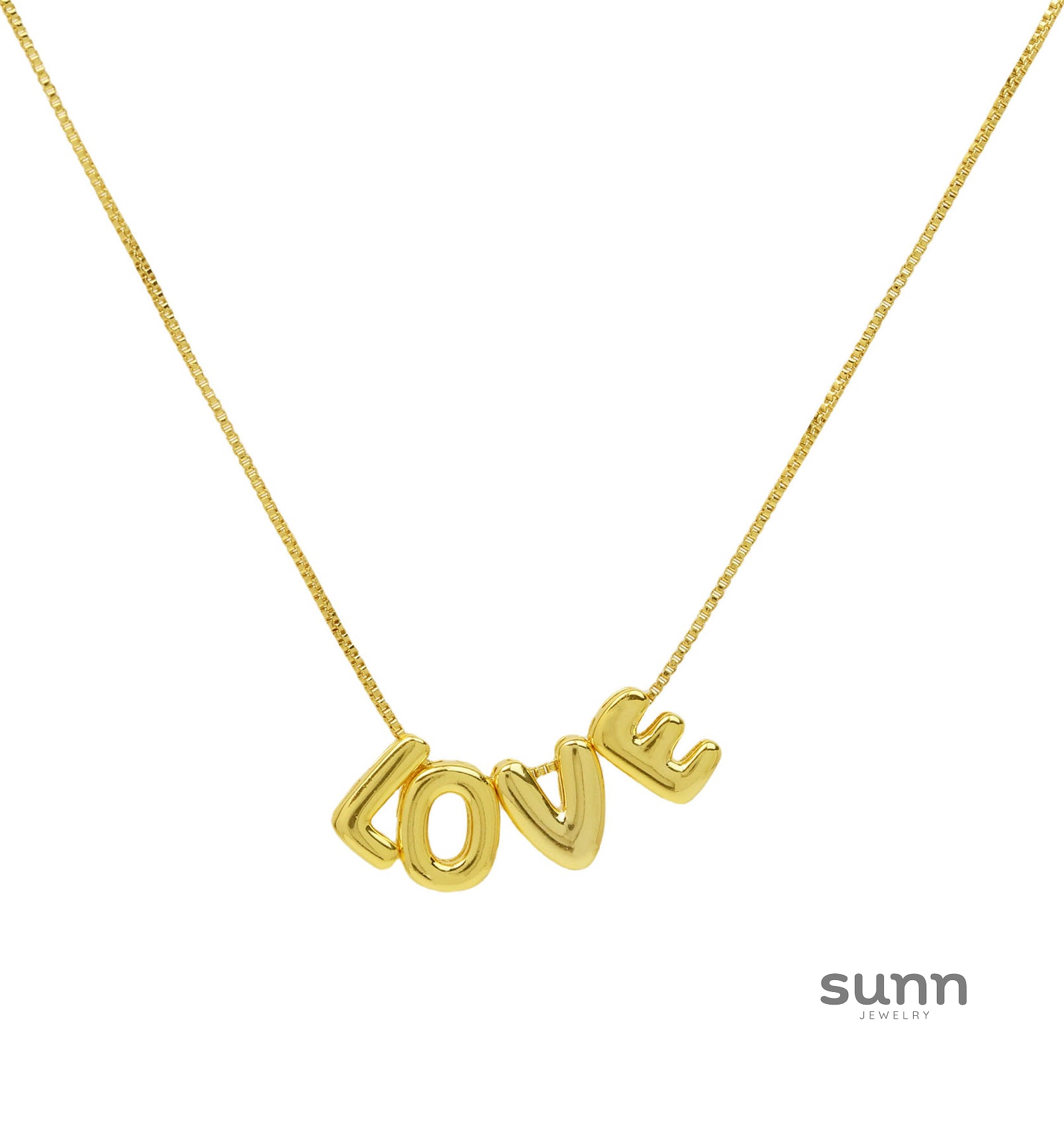 Deliah Brass Bubble Charm Necklace [ISW6D2GZ]