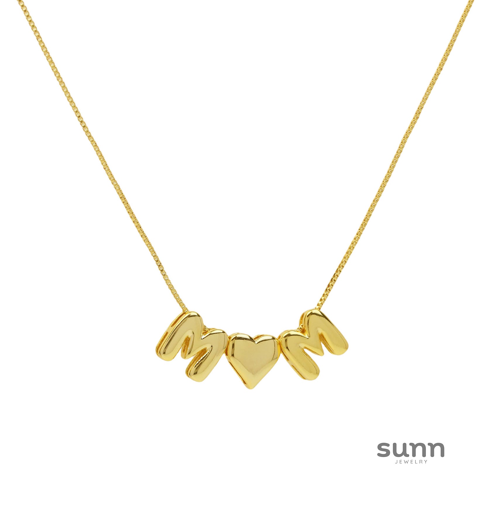 Deliah Brass Bubble Charm Necklace [8UKL248Y]