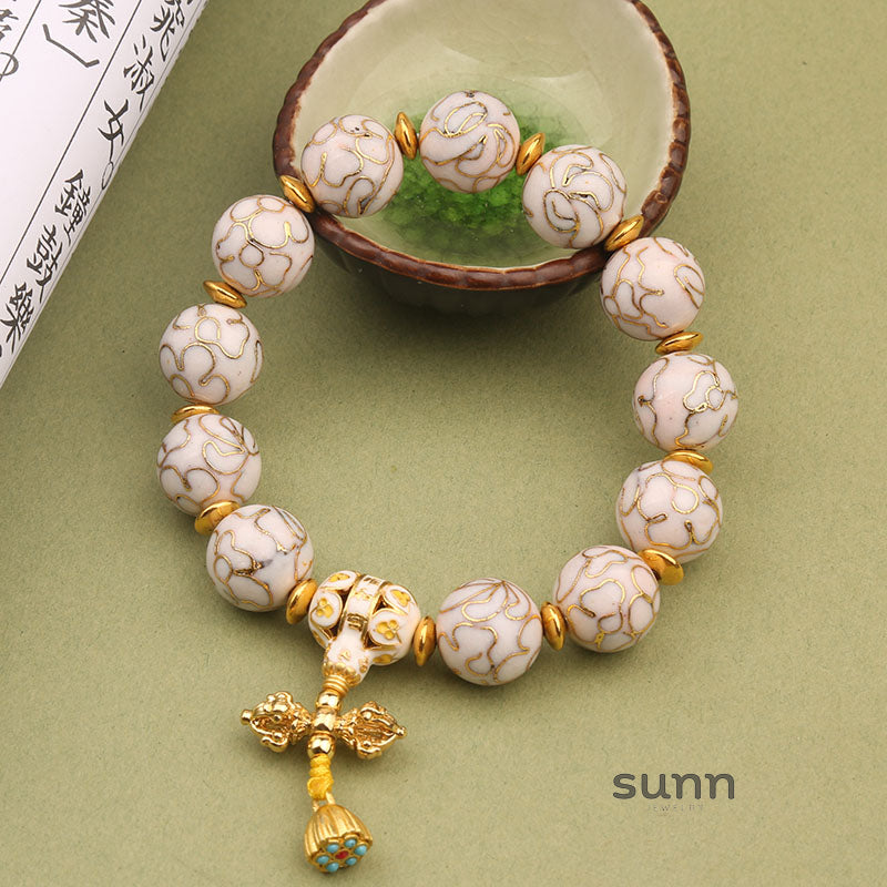 Delina Enamel Beaded Bracelet [A9LL2IMS]