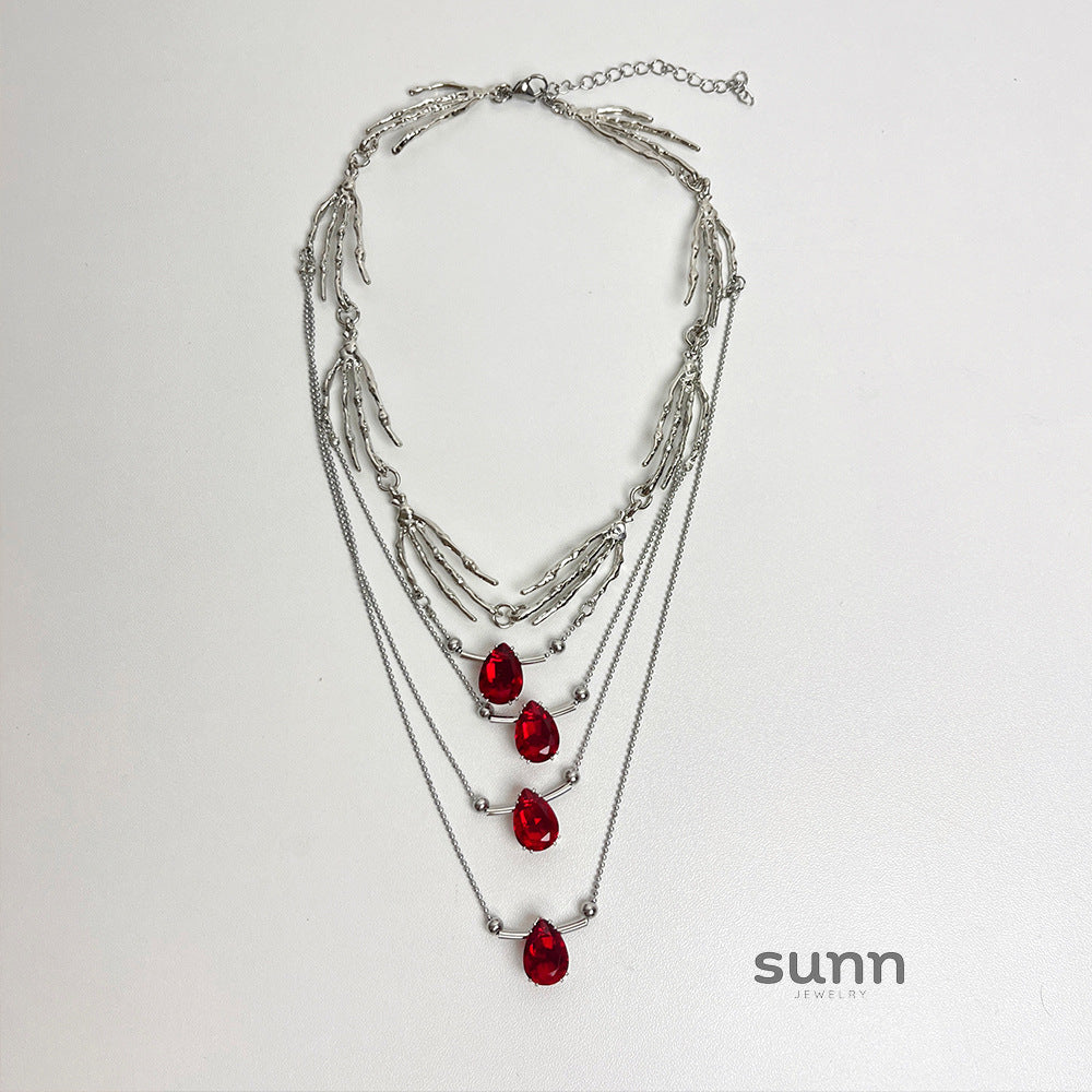 Delylah Layered Zircon Choker [MFFOHXXE]