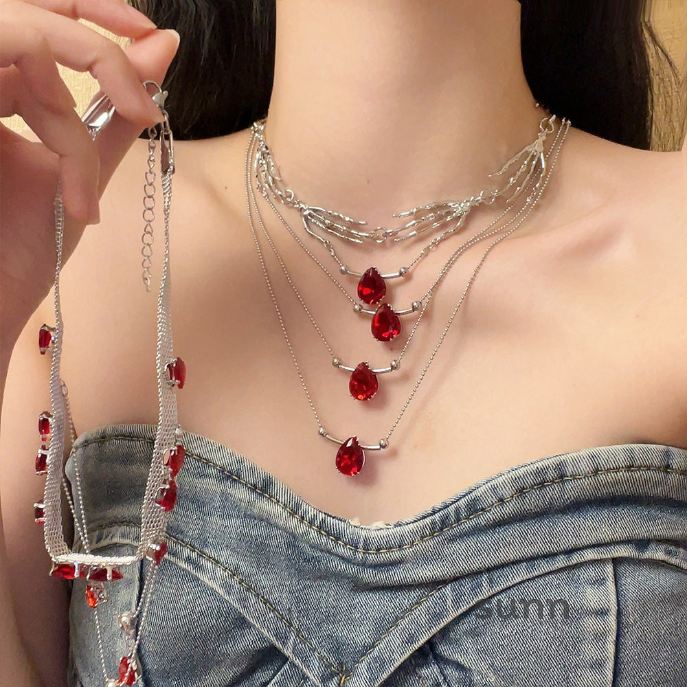 Delylah Layered Zircon Choker [08VPBVZS]