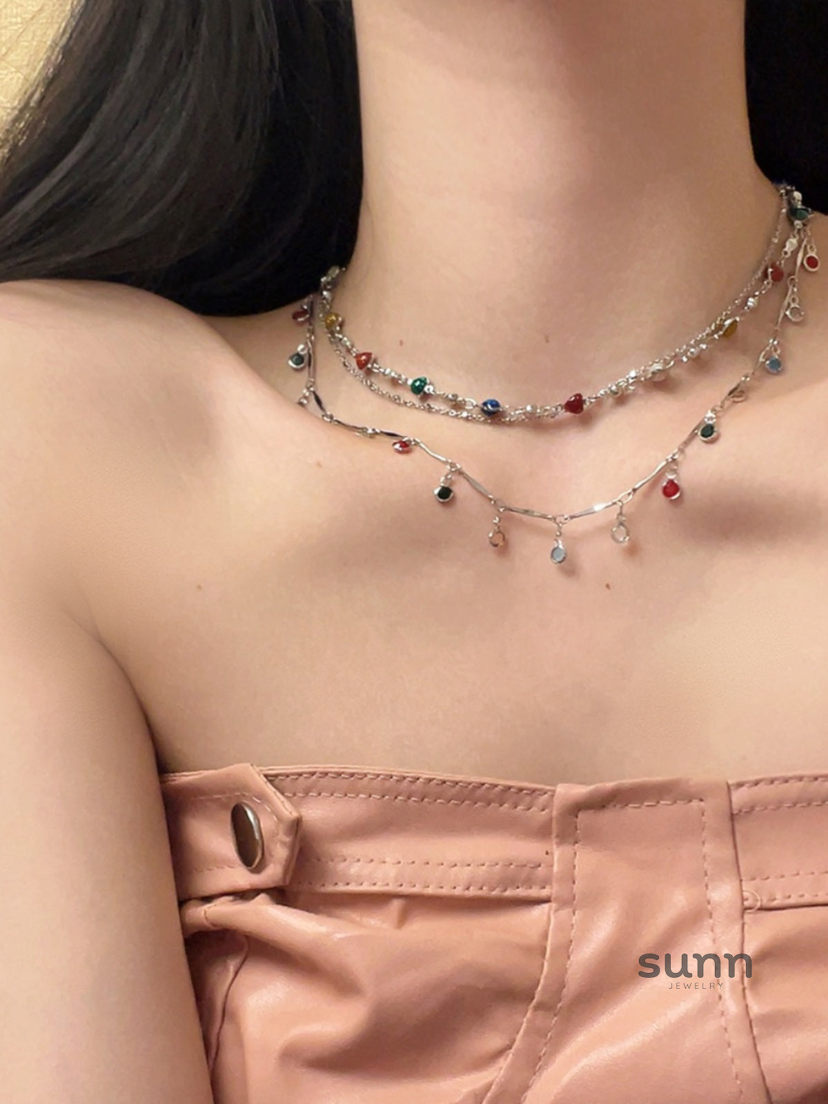 Denali Beaded Layered Tassel Necklace [WFKSVEZ0]