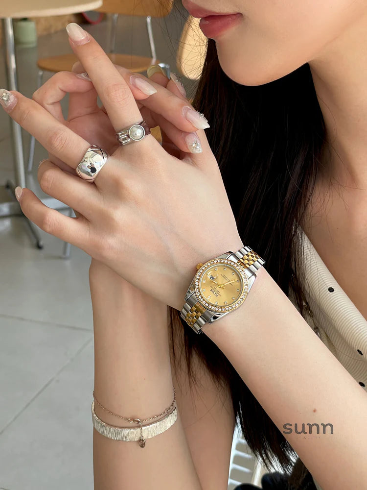 Deniz Quartz Steel Watch