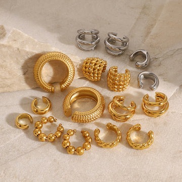 Deonna Modern Gold Ear Cuffs [BBN8Y633]