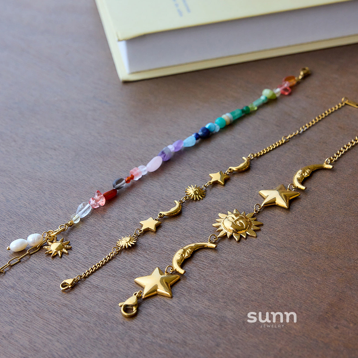 Desirae Star Charm Bracelet [FISGE3XG]