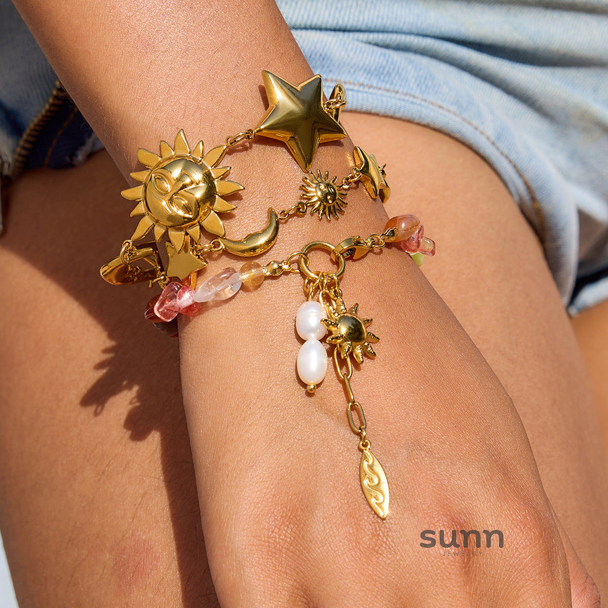 Desirae Star Charm Bracelet [8AAB22PH]