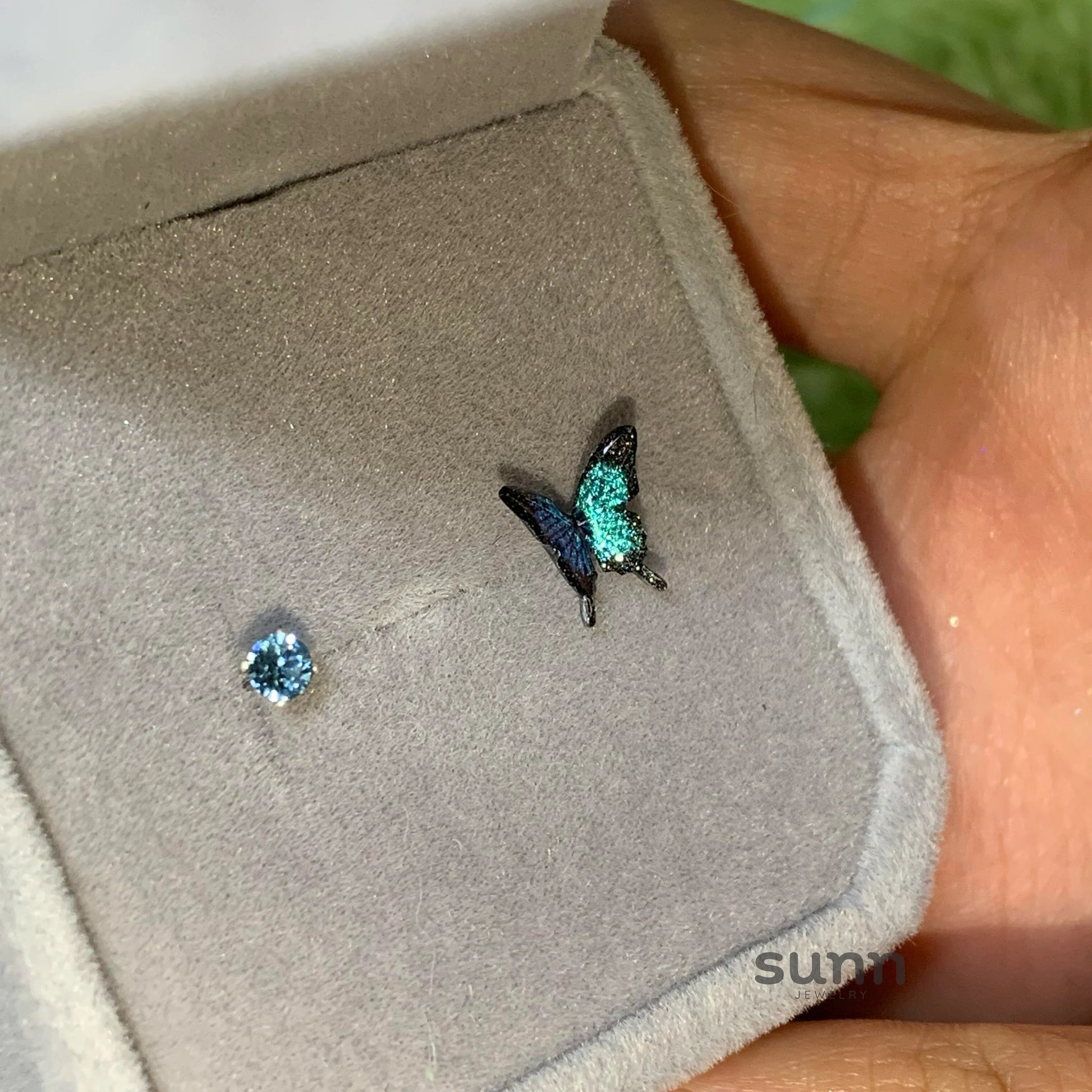 Desire Asymmetric Butterfly Earrings