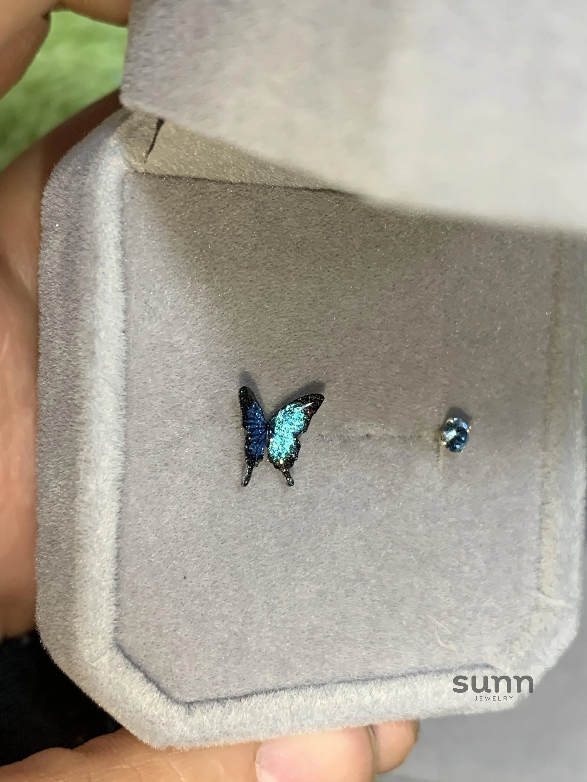 Desire Asymmetric Butterfly Earrings