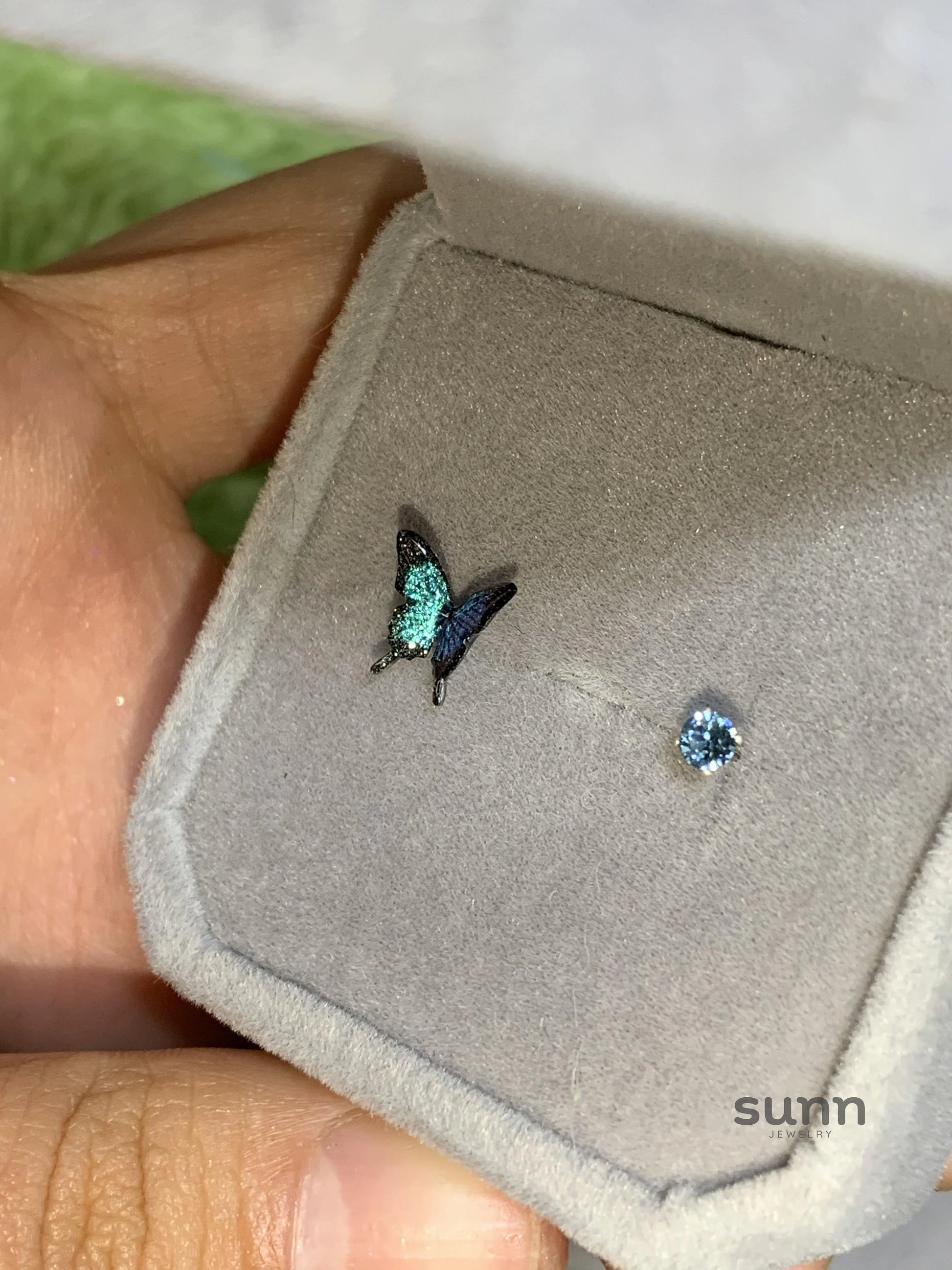 Desire Asymmetric Butterfly Earrings