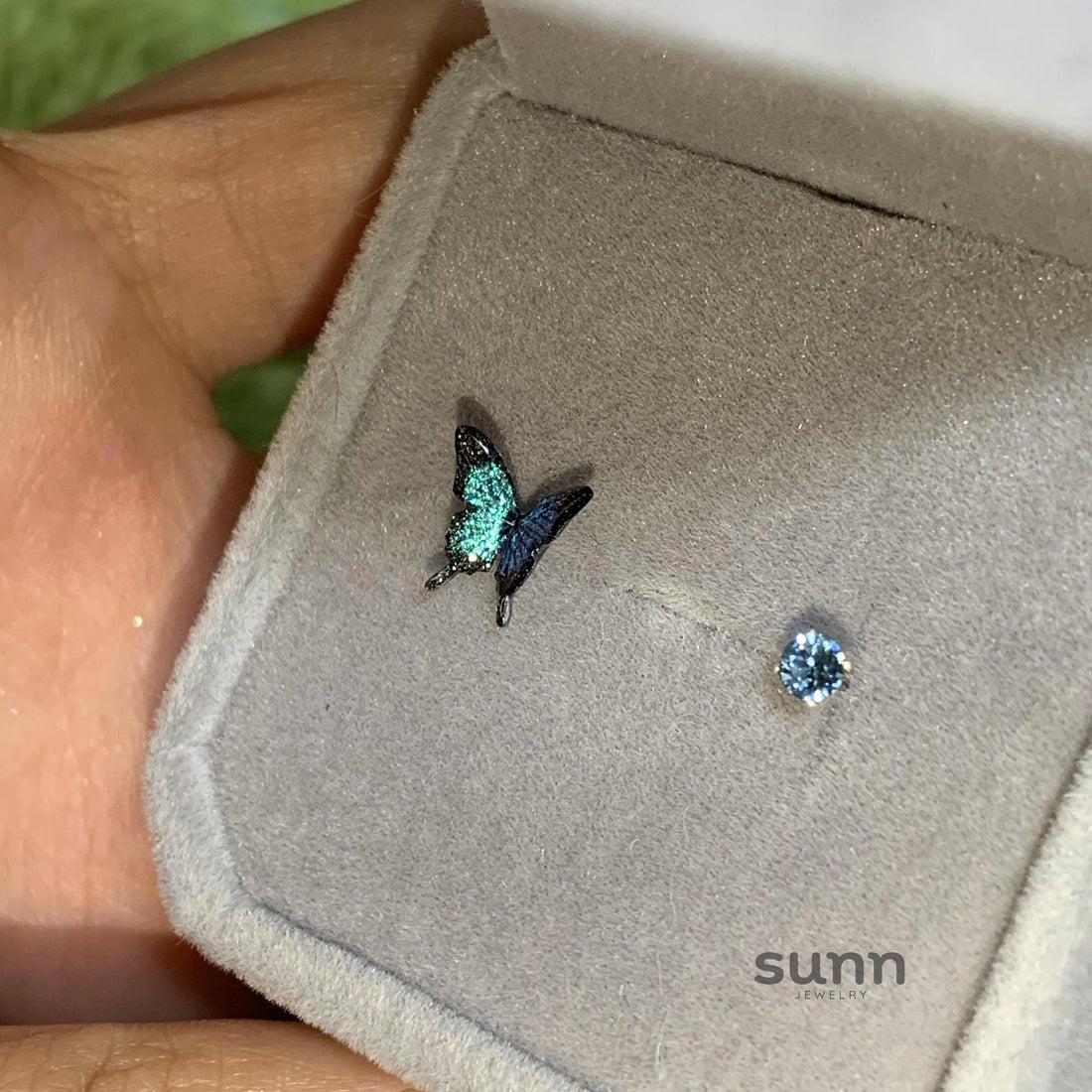 Desire Asymmetric Butterfly Earrings