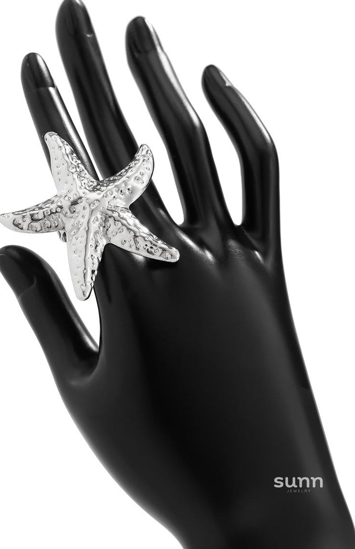 Destini Pearl Seashell Ring [T0VRD7IE]