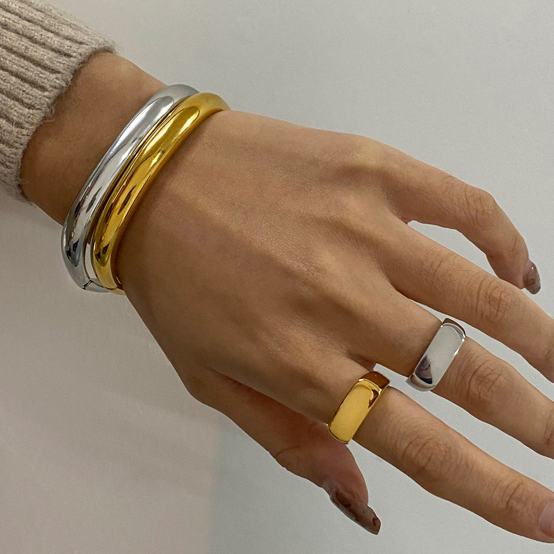 Destiny Geometric Steel Jewelry [9PM7OB86]