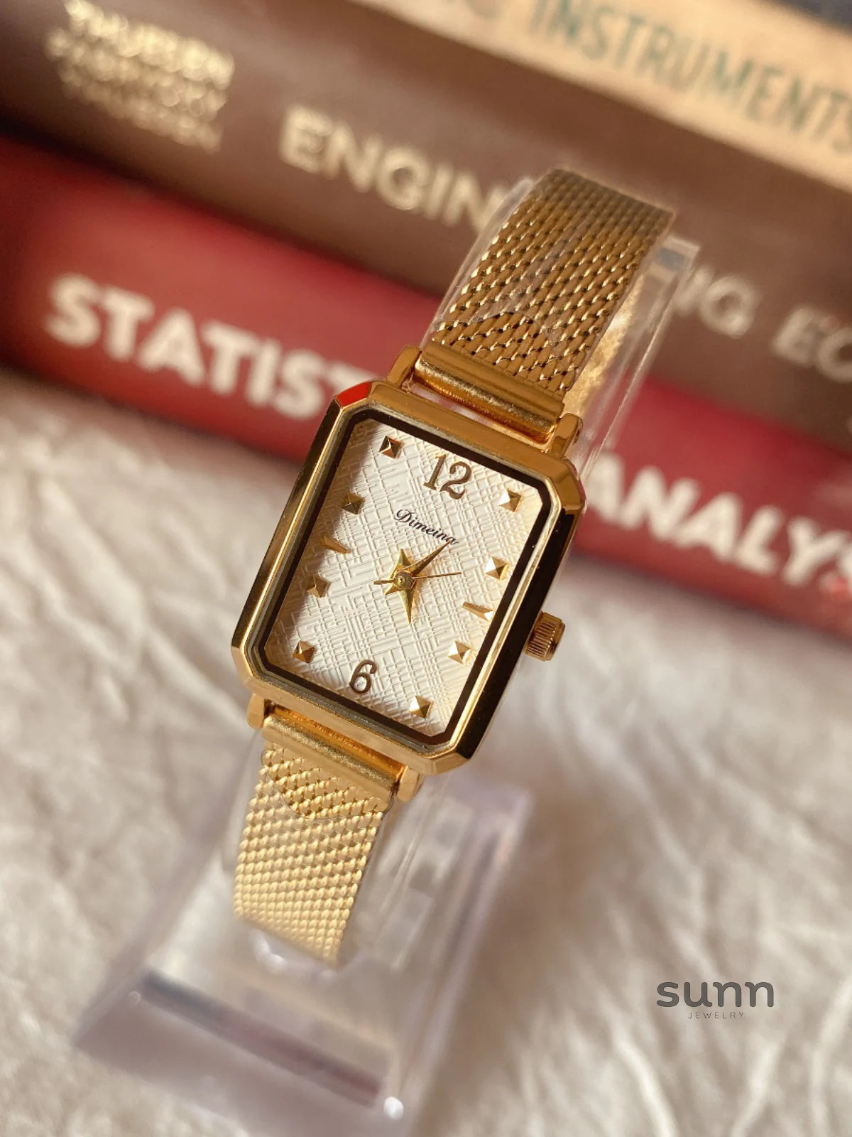 Destiny Vintage Square Gold Watch