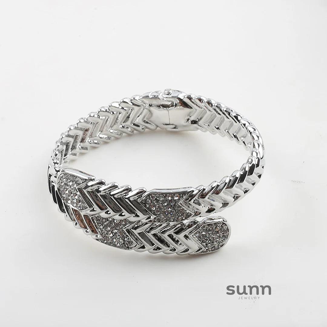 Devin Serpent Zircon Bracelet