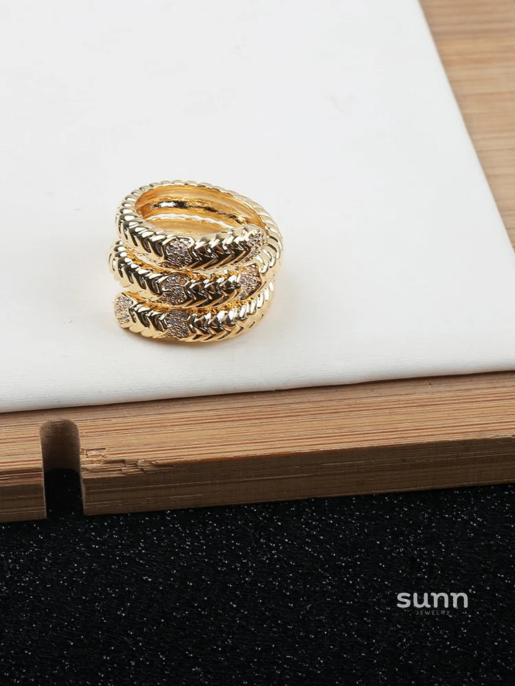 Devin Serpent Zircon Bracelet