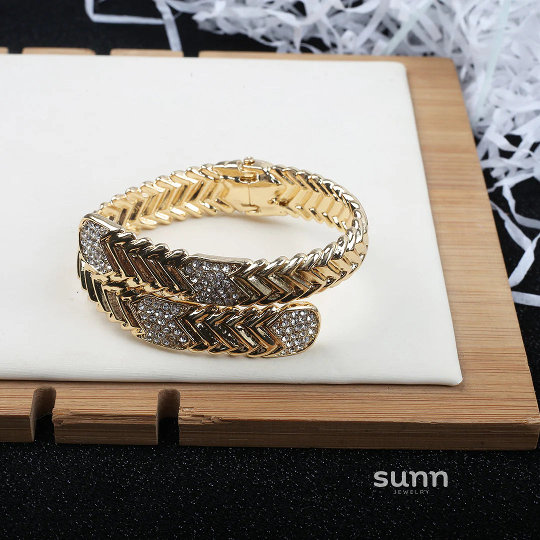 Devin Serpent Zircon Bracelet