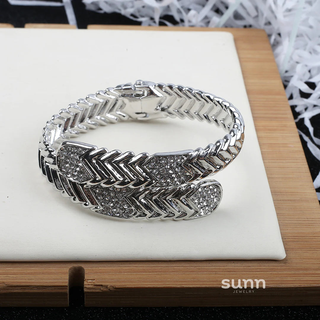 Devin Serpent Zircon Bracelet