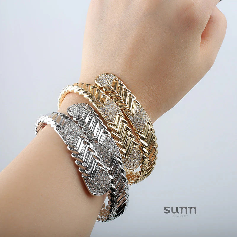 Devin Serpent Zircon Bracelet