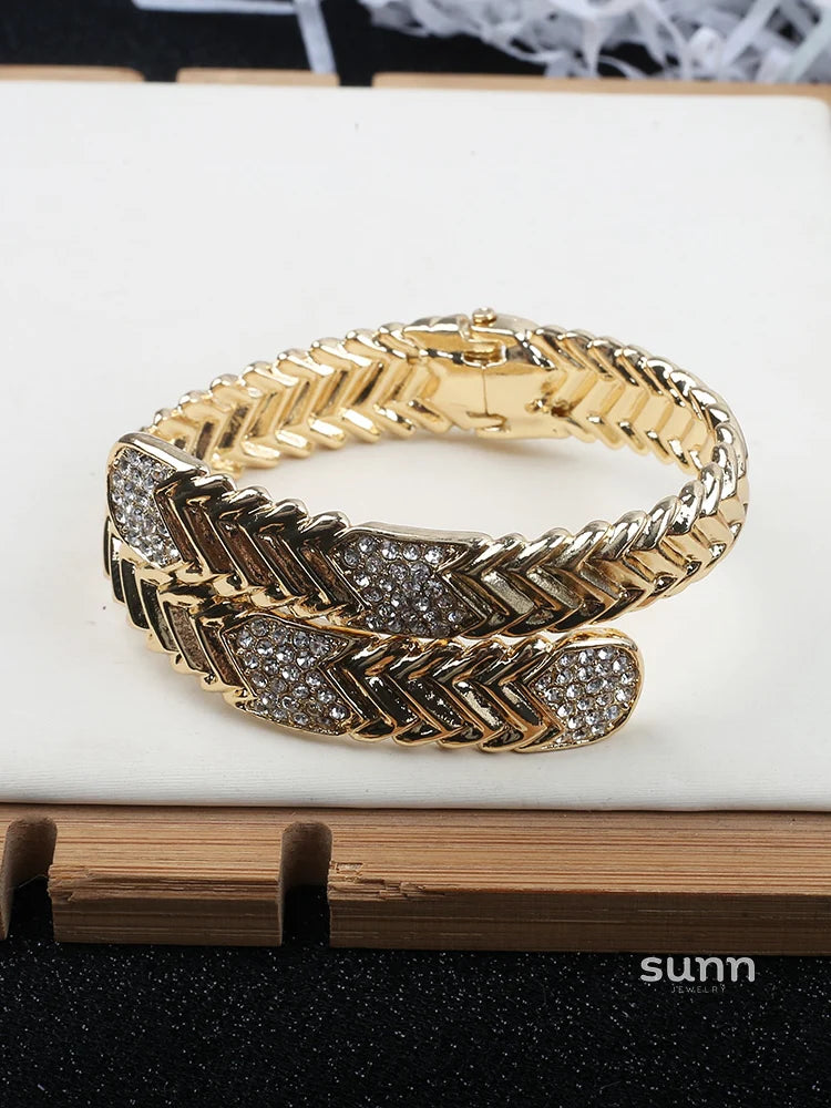 Devin Serpent Zircon Bracelet