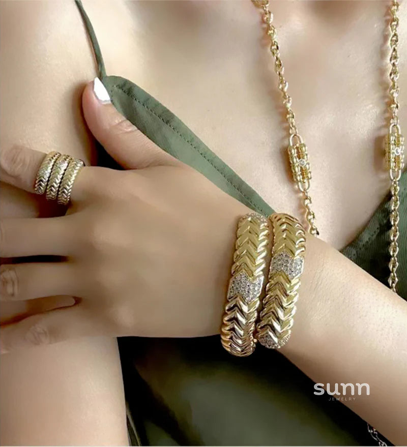 Devin Serpent Zircon Bracelet