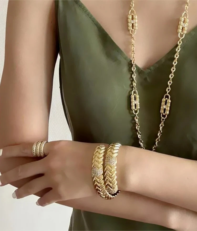 Devin Serpent Zircon Bracelet