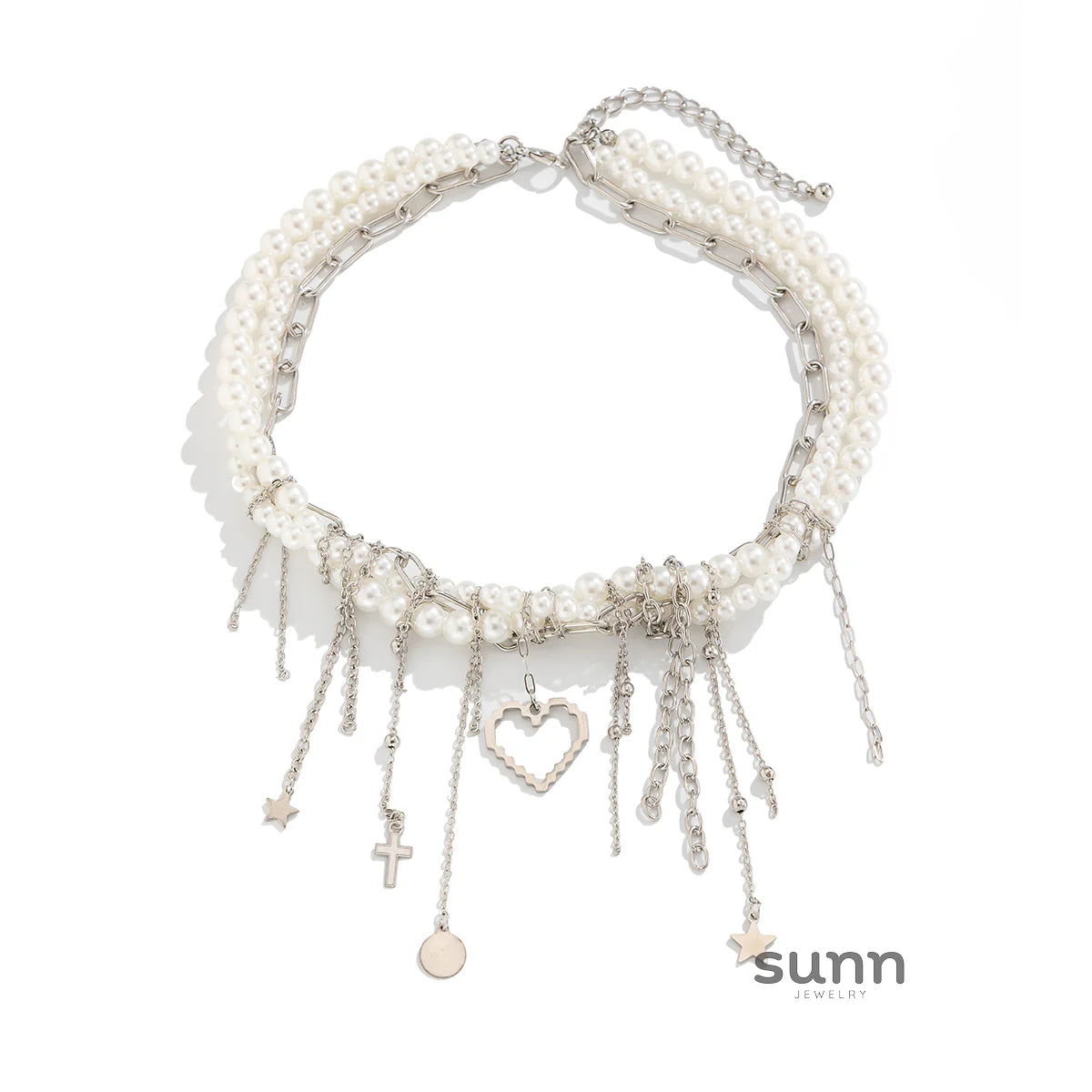 Devina Celestial Pearl Layered Necklace