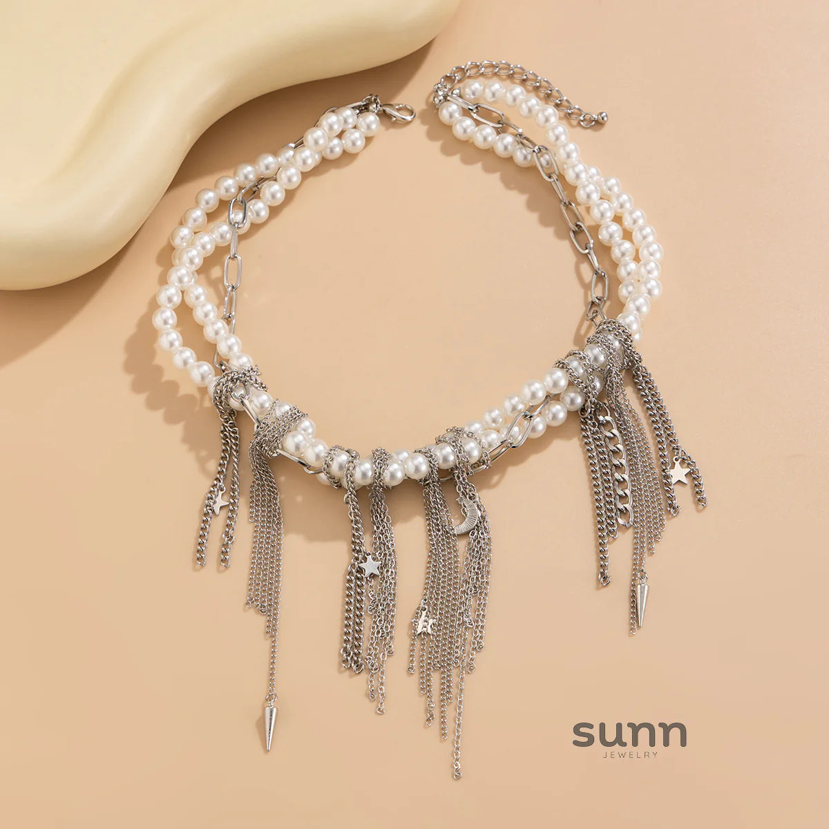 Devina Celestial Pearl Layered Necklace