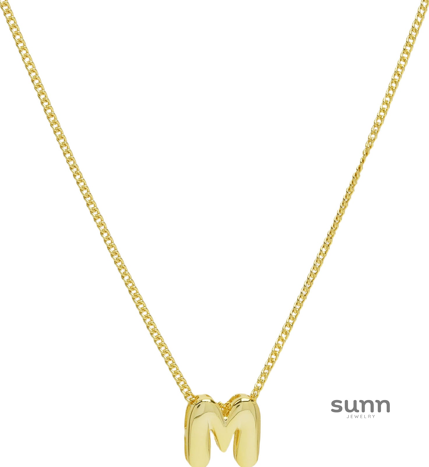 Devora Bubble Letter Necklace [ZXGOQ3CC]