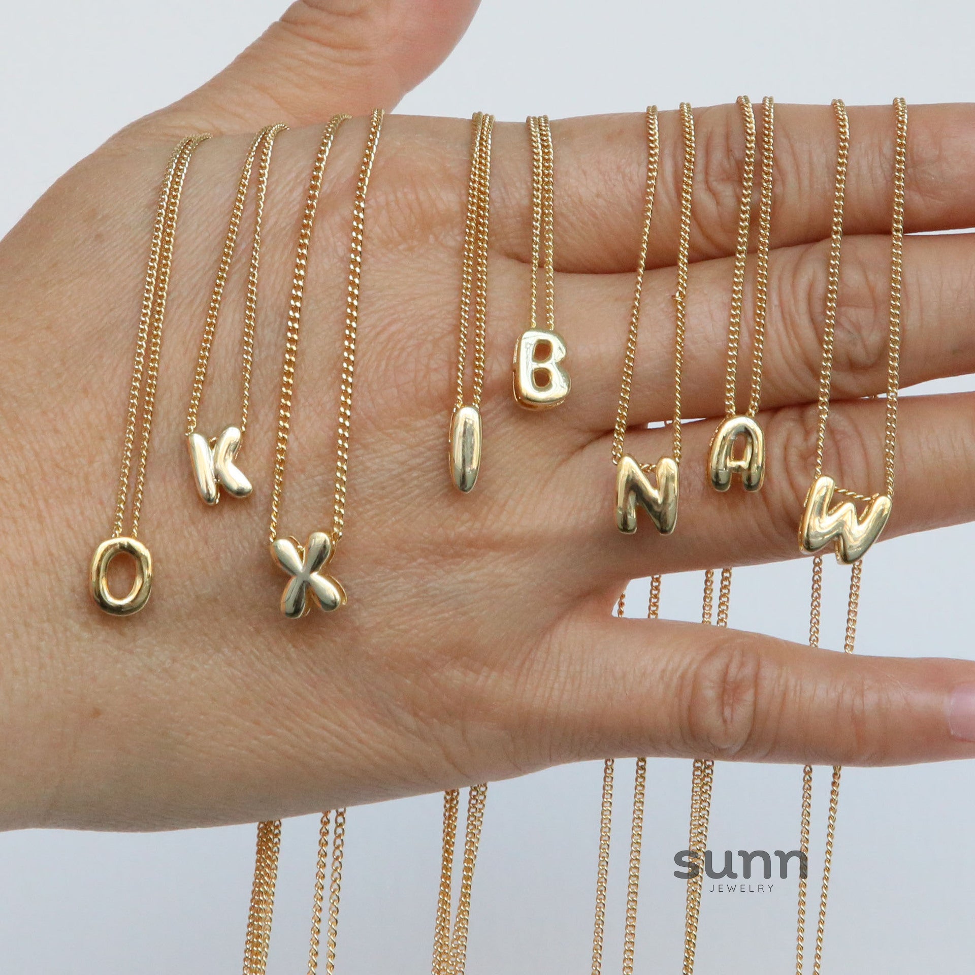 Devora Bubble Letter Necklace [0VKQDB0S]