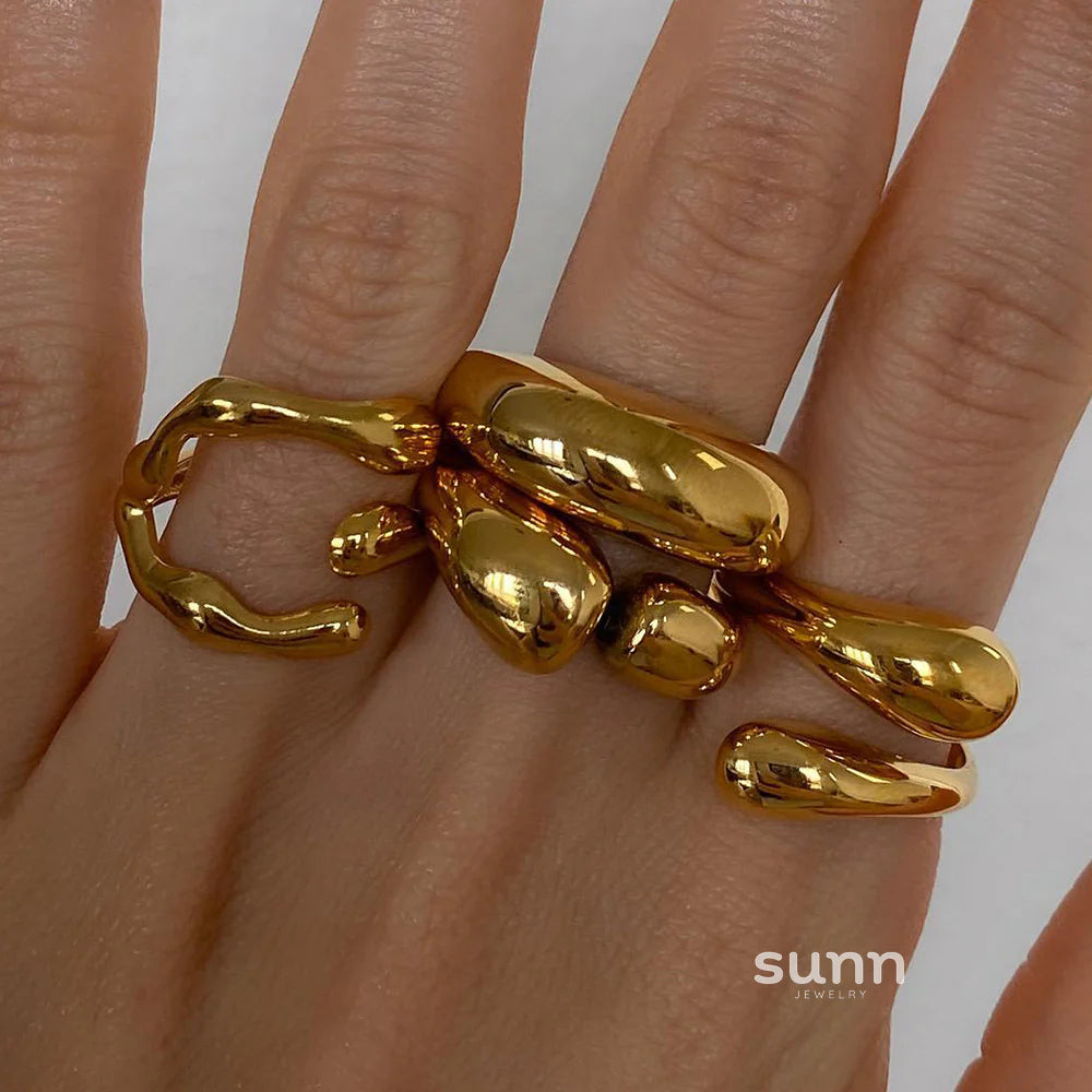 Devorah Geometric Adjustable Rings