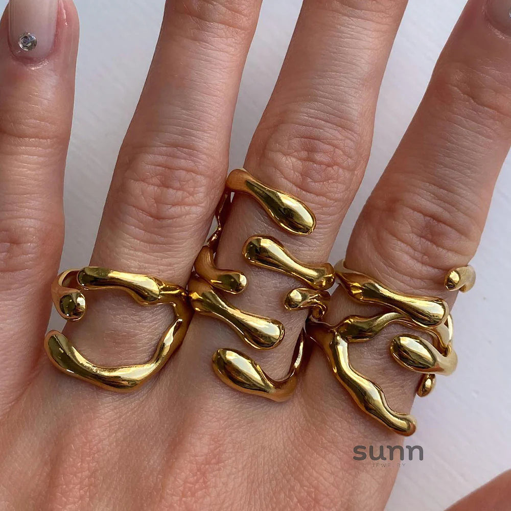 Devorah Geometric Adjustable Rings