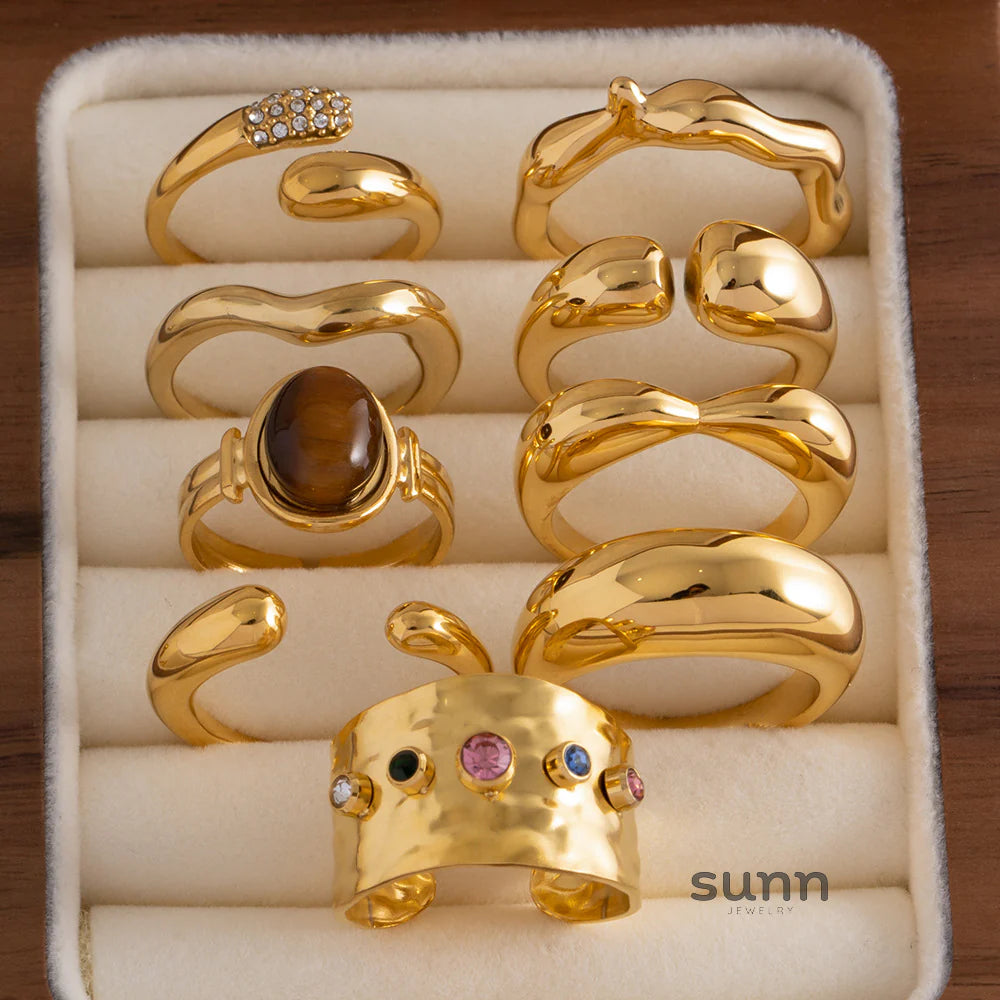 Devorah Geometric Adjustable Rings