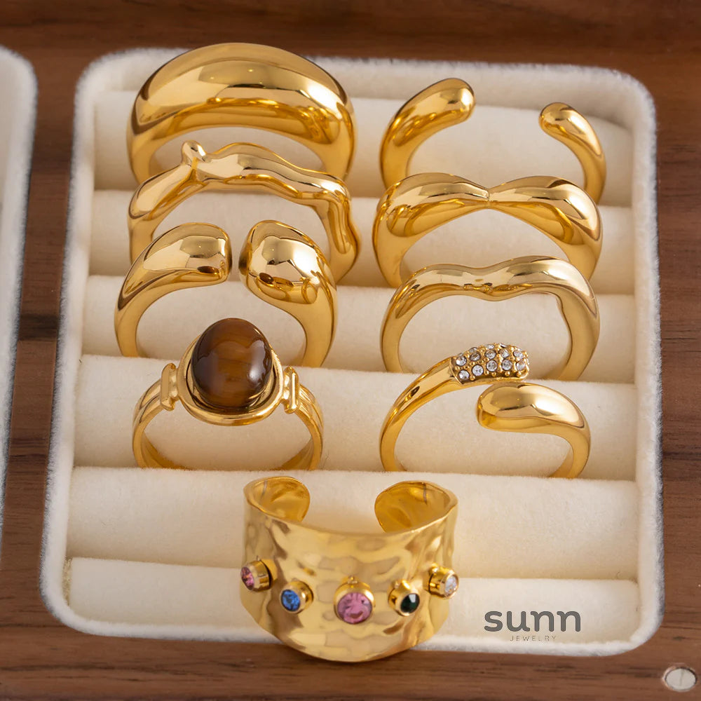 Devorah Geometric Adjustable Rings