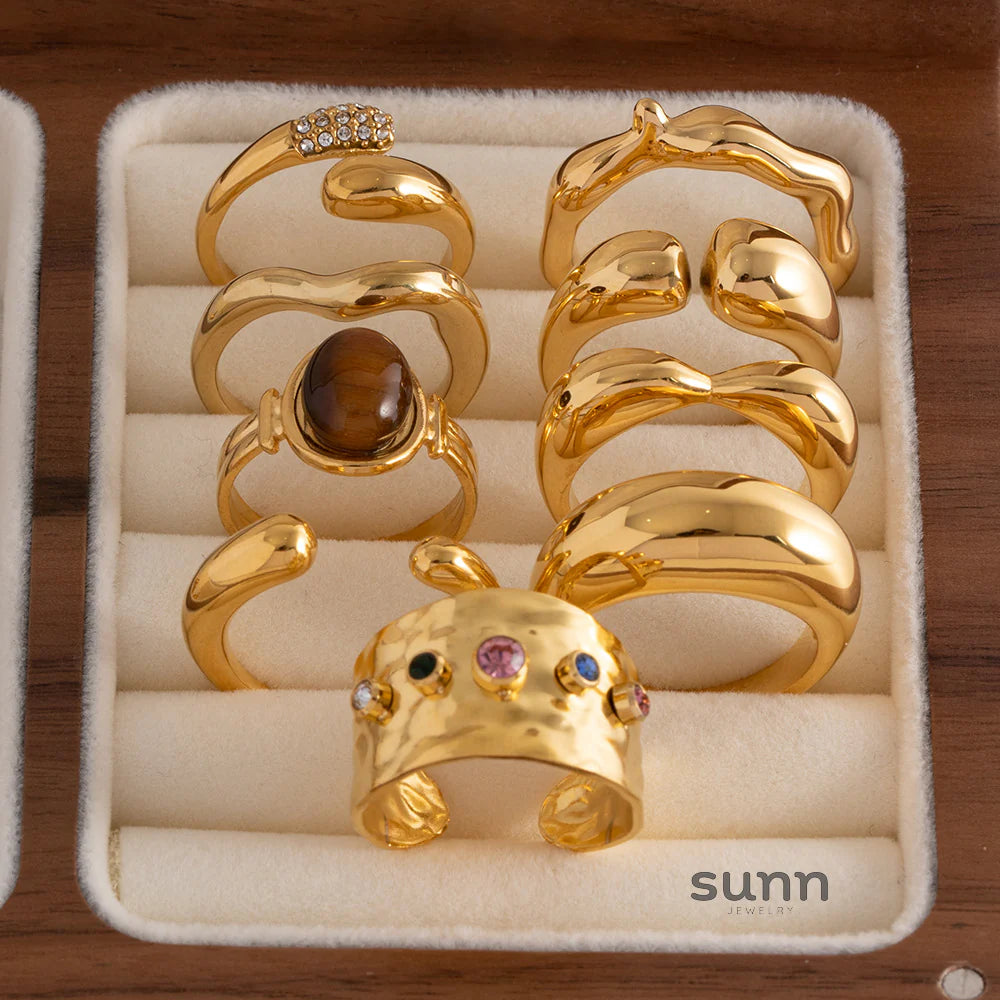 Devorah Geometric Adjustable Rings