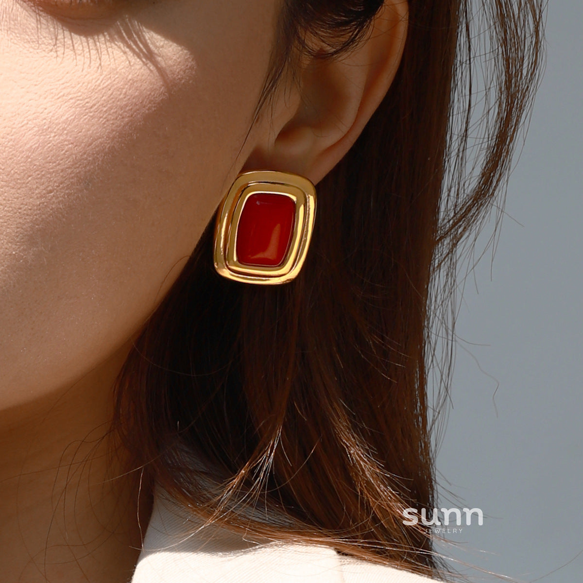 Dhanya Geometric Dangle Earrings [FMF91LL7]