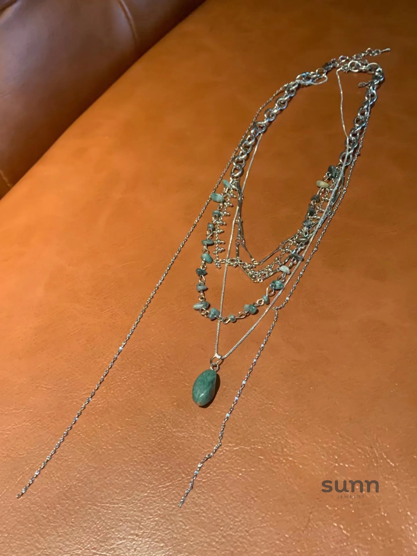 Dhriti Turquoise Tassel Necklace