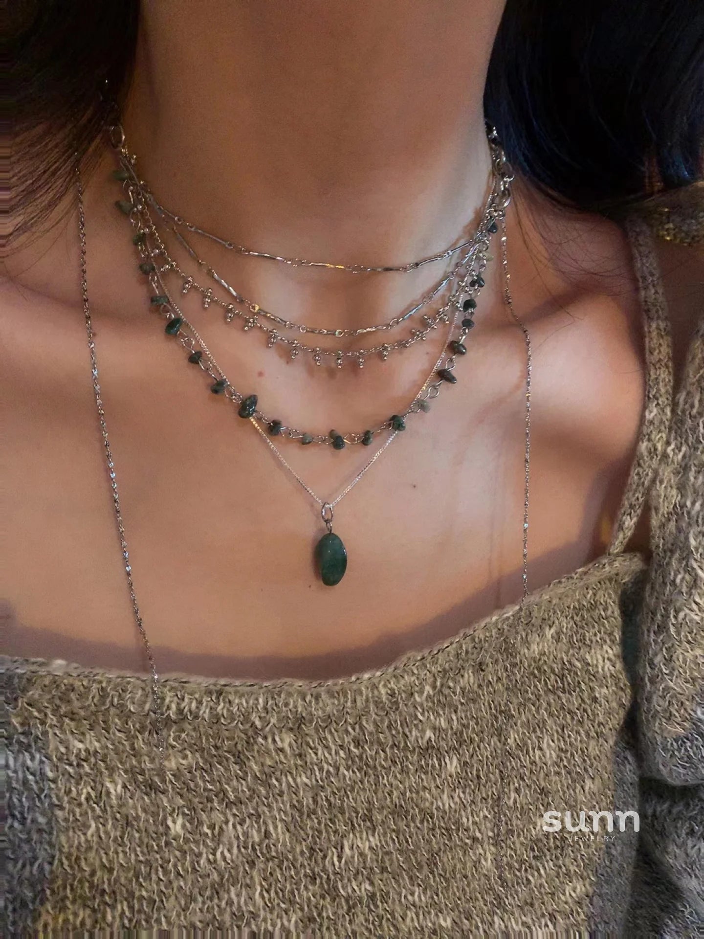 Dhriti Turquoise Tassel Necklace