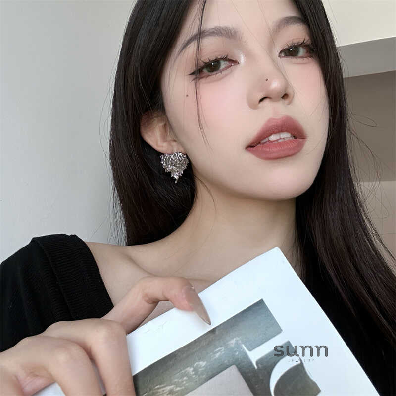 Diem Zircon Heart Hoops [0UZTW993]