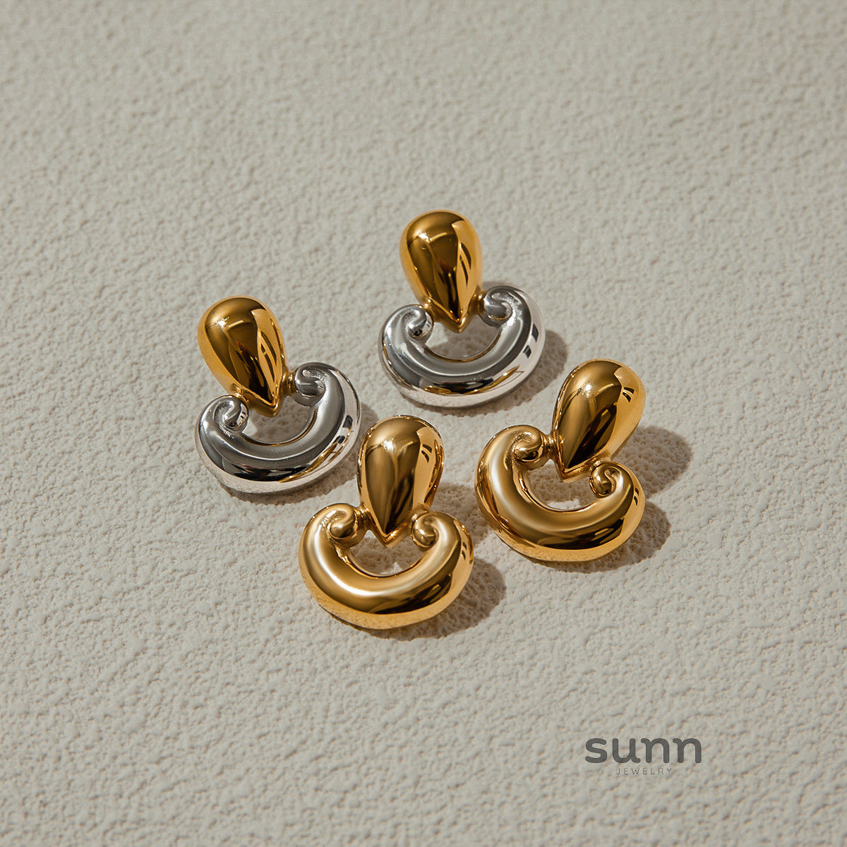 Dillon Geometric Hoop Earrings [NHJTBIEH]