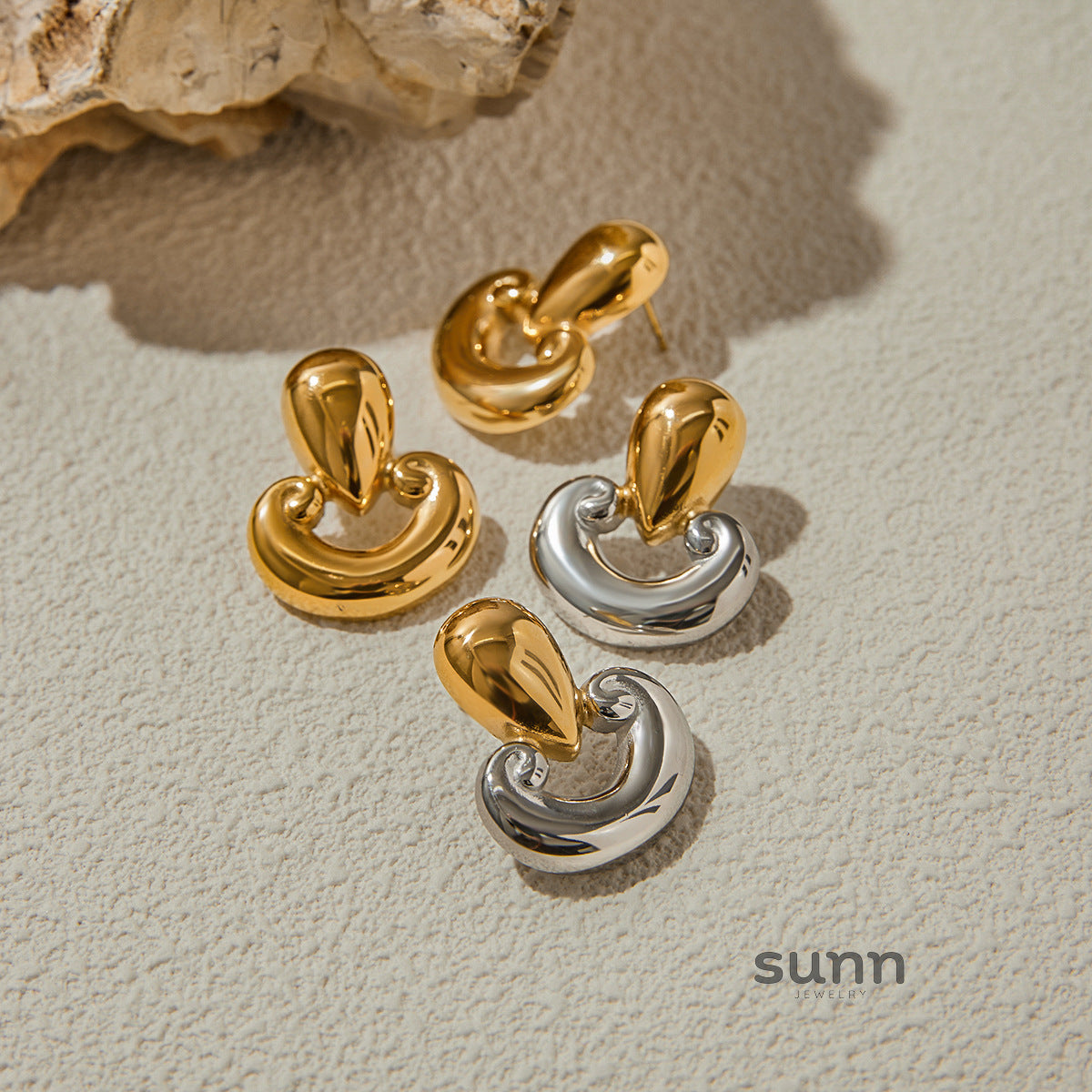 Dillon Geometric Hoop Earrings [ZLZIU2BY]