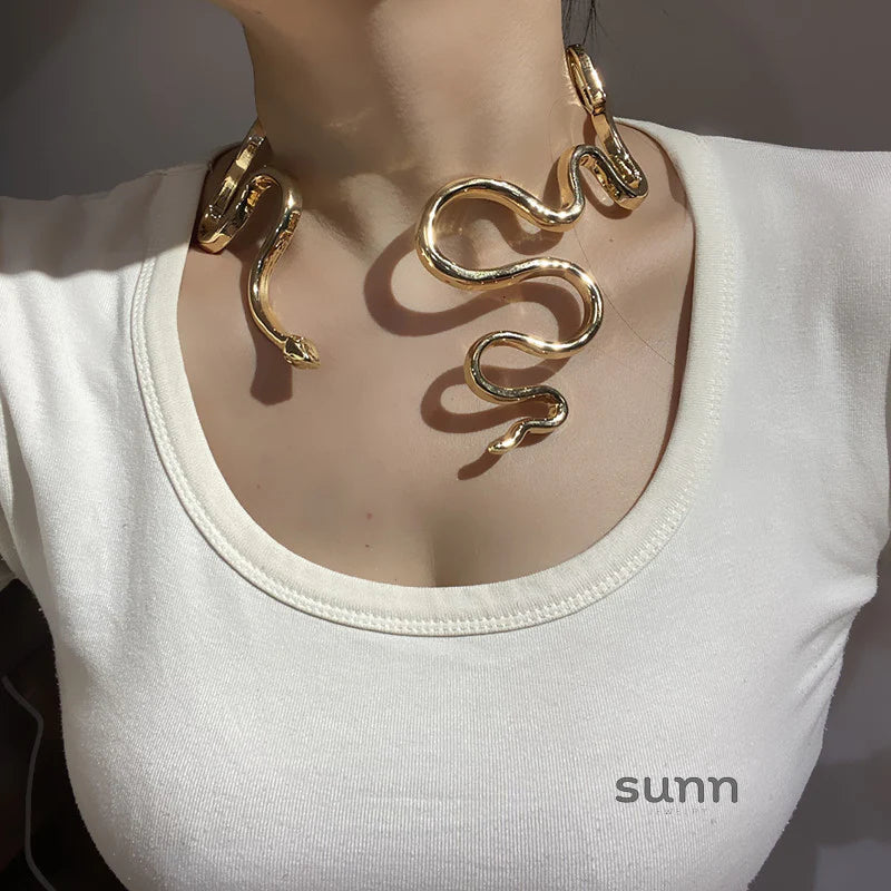Dinah Serpentine Spring Choker