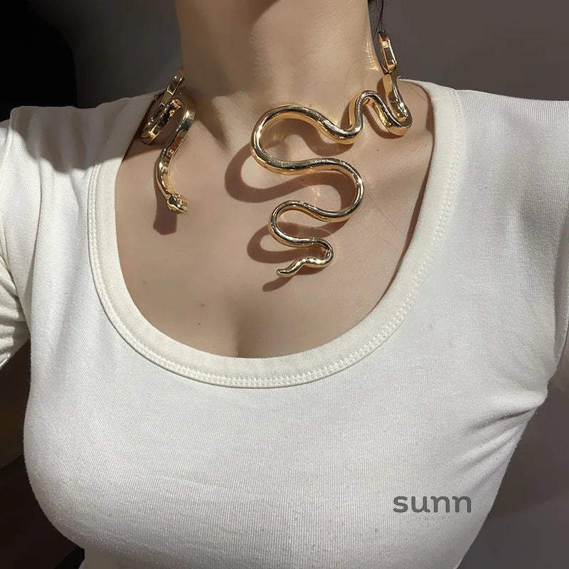 Dinah Serpentine Spring Choker
